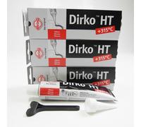 3x Sigillante Dirko Nero 70ml 006.553 ELRING Di -60°C+315°C Silicone