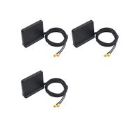 3X Signal Boost 5G 4G LTE 3G GSM Mimo Antenna High Gain 12Dbi 600-6000Mhz Antenna Omni WiFi Esterna (SMA Maschio Nero)