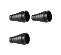 3X Snoot Conico con Griglia un Nido D'Ape 15 Pezzi Kit Filtro Colore per Bowens Mount Studio Strobe Monolight Photography Flash