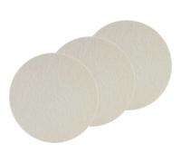 3X SONAX Feltro Pad 127 GlasPolitur Abrasivo Polishing Pad Per Pasta Abrasiva