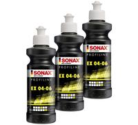 3x SONAX Profiline Ex 04-06 Kratzerentfernung Lucidatura Vernice Senza 250ml