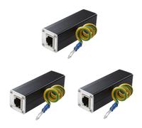 3X Spina RJ45 Protezione di Sovratensione di Rete Ethernet Thunder Arrester8362