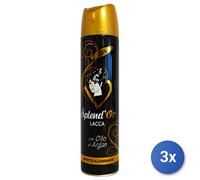 3x Splend'Or Lacca 400 Ml. Forte Argan
