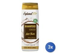 3x Splend'Or Shampoo 300 Ml. Cocco Addolcente