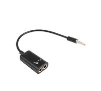 3X Splitter Audio Stereo da 3,5 mm Maschio A Cuffia + Microfono L'Adattatore Consente di Accoppiare il Connettore del Cablaggio