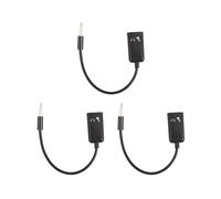 3X Splitter Audio Stereo da 3,5 mm Maschio A Cuffia + Microfono L'Adattatore Consente di Accoppiare il Connettore del Cablaggio