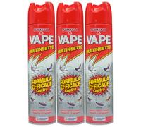 3x Spray MULTINSETTO Formula Efficace Contro Insetti Volanti e Striscianti 400ml