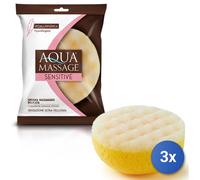 3x Spugna Bagno Palla Sensitive Massaggio Aqua Massage 5-624