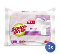 3x Spugna + Fibra Bagno Delicata 1 Pezzi Scotch-Brite