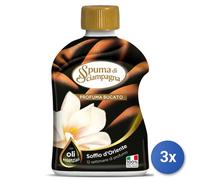 3x Spuma Di Sciampagna Profuma Biancheria 230 Ml. Soffio Orie Made In Italy