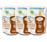 3x Spuma di Sciampagna Sapone Liquido Argan 1,5L - Ecoformato Ricarica