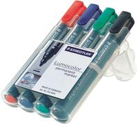 3x STAEDTLER Lumocolor pennarello permanente 352, 3x astuccio da 4 NUOVO...