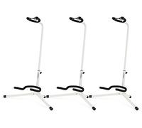 3x Stand - Supporto Chitarra/Basso Classic Cantabile GS-30 WH Bianco