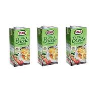 STAR Il Mio Brodo di Verdure, 1L, brodo liquido pronto Vegetale, 100% naturale, senza conservanti, senza glutine e senza glutammato aggiunto, ottimo per risotto e zuppe.