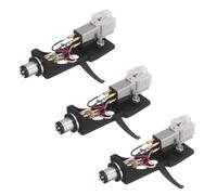 3X Stilo Un Cartuccia Con Guscio per Giradischi Contatti Un 4 Pin per Girad1761