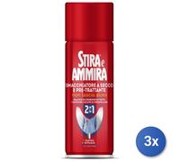 3x Stira E Ammira Smacchiatore Tessuti Secco 200 Ml. Spray