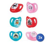 3x Succhietto Nuby Ortodontico Comfort, modello ID5840MOSN, 2 pezzi assortiti