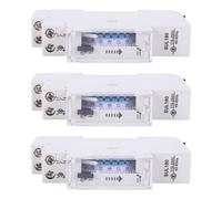 3X SUL180A Timer meccanico da 15 minuti, interruttore orario programmabile su guida DIN da 24 ore, strumenti di analisi