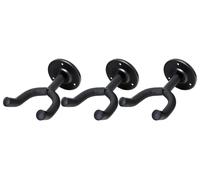 3x Supporto Aggancio Muro Montaggio Parete Universale Chitarra Basso Imbottitura