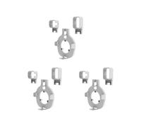 3X Supporto un Parete per Eero Pro 6 Supporto per Router WiFi Supporto per Presa Salvaspazio Senza Fili Disordinati per Amazon Eero Pro 6 (Bianca)