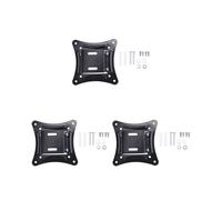 3X Supporto Universale per Montaggio un Parete per Schermo LED LCD da 14-27 Pollici Monitor Regolabile nel Altezza Parete Retrattile per VESA Tv-C12