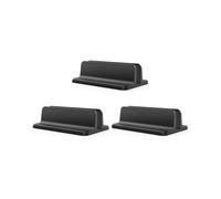 3X Supporto Verticale per Laptop, Supporto per Laptop Regolabile Supporto da Tavolo con Dimensioni del Dock Regolabili (Fino un 17,3 Pollici)