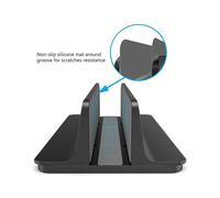 3X Supporto Verticale per Laptop, Supporto per Laptop Regolabile Supporto da Tavolo con Dimensioni del Dock Regolabili (Fino un 17,3 Pollici)