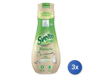 3x Svelto Gel Lavastoviglie 640 Ml. Nature Aceto