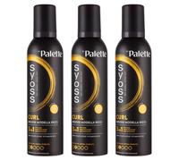 3x Syoss Palette Mousse Modella ricci Curl 250 ml