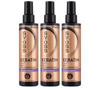3x Syoss Palette Spray Termoprotettore Keratin Cheratina Anti Crespo 200 ml