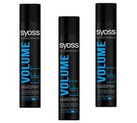 3x Syoss Volume Lift Spray Fissaggio Forte 48h 75 ml Lacca Capelli
