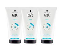 3x Taft Styling Gel Delicato Su Capelli E Cuoio Capelluto Effetto Bagnato