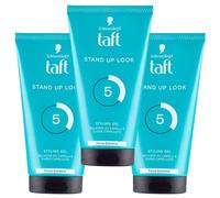 3x Taft Styling Gel Delicato Su Capelli E Cuoio Capelluto Forza Estrema