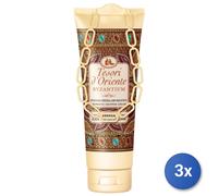 3x Tesori D'Oriente Doccia 250 Ml. Byzantium Rosa Nera/Lab