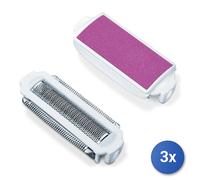 3x Testina di ricambio per rasoio Beurer 57628 BEAUTY, alta precisione,