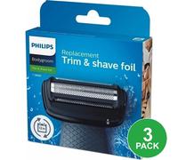 3x Testina Ricambio Lamina Philips Bodygroom TT2000/43 per Serie S3000-S7000