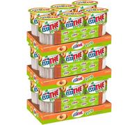 3X Thè Pesca Zero Bevanda con Infuso Vero di Foglie di Thè a Pesca Senza Zuccheri in Brick per estathe 6x200ml