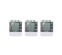 3X Timer Digitale 100 Ore Triple Count Down / Clock Timer Timer da Cucina con Display LCD Staffa Magnetica per Allarme Forte
