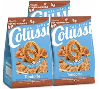 3X Tondorle Biscotti con Mandorle Caramellate e Miele per colussi 500g