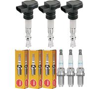 3x Topran Bobina Accensione + NGK Candela per VW Up 121 122 BL1 BL2 1.0