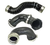 3x Turbo Tubo di Aspirazione per BMW X3 E83 LCI 3.0d 211 Cv 11613435259 Set