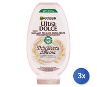 3x Ultradolce Garnier Balsamo 200 Ml. Delicatezza D'Avena