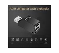 3X USB 2.0 HUB Adattatore Extender Splitter Box 3 Porte per PC Laptop Telefono Cellulare Lettore U Disk Ad Alta Velocità,Nero