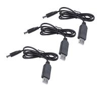 3X USB 5V A 12V 2.1mm x 5.5mm Convertitore di Modulo Maschio Connettore Jack Cavo di Alimentazione Spina