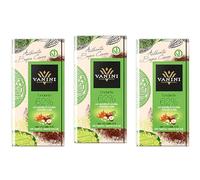 3X Vanini Authentic Bagua Cocoa Tavoletta Fondente 62% con Granella di Nocciole, caramello e Sale (Gluten Free - Vegan) 100g