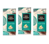 3X Vanini Authentic Bagua Cocoa Tavoletta Fondente 62% con Pera e Cannella (Gluten Free - Vegan) 100g