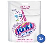 3x Vanish Smacchiatore Tessuti Polvere 300 Grammi Bianco Oxy Made In Italy