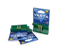 BATTERIE RICARICABILI VARTA AAA 2PZ MINI STILO 1.2 V 800MAH RIC8 COD. 56703 HR03 NI/MH RECHARG ACCU POWER