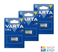 3x Varta Batteria al Litio CR2 3V 880mAh 6206 DLCR2 1CR2 per Fotocamere e Flash