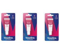 3x VASELINE LIP THERAPY BALSAMO LABBRA COLORATO ROSA 3X10GR
